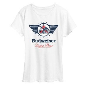 Women's - Budweiser - Budweiser Eagle Short Sleeve Graphic T-Shirt - 1 of 4