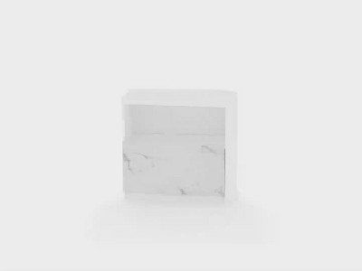 Pearl Oak 3-Drawer Mobile Lateral File Cabinet with Faux Marble