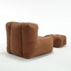 Maliang super soft lazy sofa chair with memory foam and ottoman, for living room, bedroom, apartment - 4 of 4
