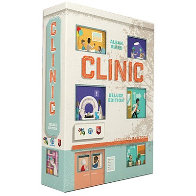 Clinic Deluxe - Strategy Board Game, Tile Placement, 1-4 Players, Ages 12+