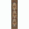 Unique Loom Outdoor Traditional Area Rug (Navy Blue and Rust Red) - 3 of 4
