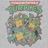 Men's Teenage Mutant Ninja Turtles Retro Turtles in Action T-Shirt - 2 of 4