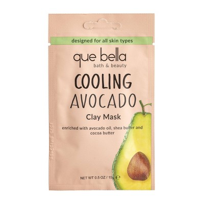 Que Bella Cooling Avocado Clay Mask  - 0.5oz