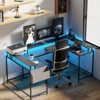 ODK U Shaped Desk Gaming Desk, 79 Inch Reversible Computer Table for Small Space, Easy to Assemble - 4 of 4