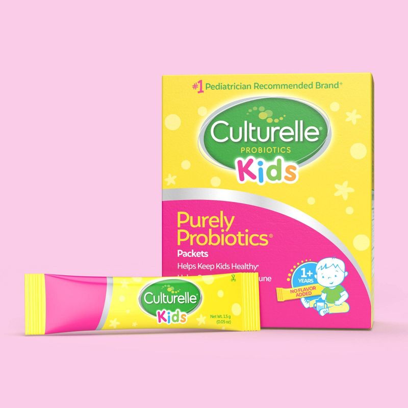 Culturelle Kids Daily Probiotic Packets for Healthy Immune and Digestive System - 1.5oz/30ct, 3 of 10