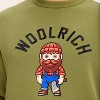 Adult Lumberjack Embroidered Graphic Print Pullover Sweatshirt - Woolrich x Target Olive Green - 4 of 4