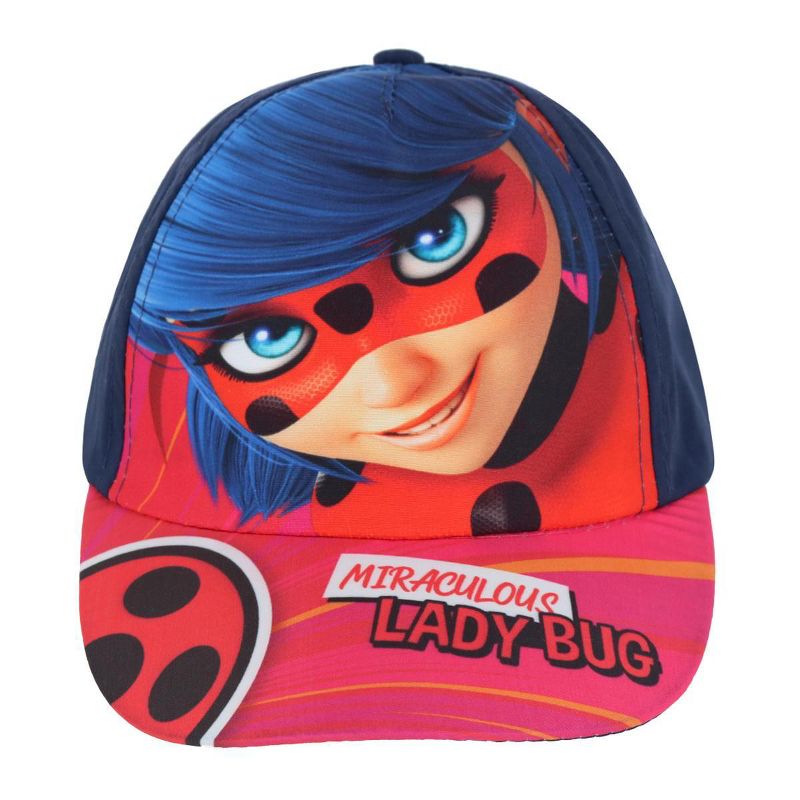 Textiel Trade Girl's Miraculous Lady Bug Baseball Cap, 1 of 4