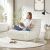 Sapphtopaz Bean Bag Chair Foam Bean Bag Chairs for Adult Sofa Chair Lazy Floor Sofa Accent Chair for Living Room, Apartment or Gaming Venue - 4 of 4