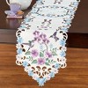 Collections Etc Floral Hummingbird Table Topper - 2 of 3