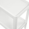 Sapphtopaz Modern Nightstand with 2-Tier Open Storage Shelf Rectangular Night Stand with Rounded Corners Bedside Table for Bedroom, Living Room - 3 of 4