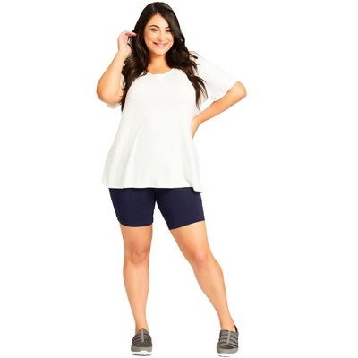 Avenue Women's Plus Size Active Bike Short
