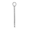 Black Bow Jewelry 14k White Gold Indiana Hoosiers NCAA Extra Large Pendant - 2 of 4