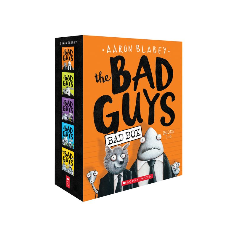 The Bad Guys Box Set : The Bad Guys / The Bad Guys In Mission Unpluckable / The Bad Guys In The Furball - By Aaron Blabey ( Paperback ), 1 of 2