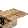 Hunter - Lift Top Square Coffee Table - Natural - 3 of 4