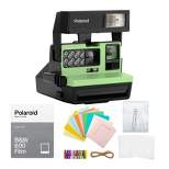 Polaroid 600 Instant Camera (Mint Green) with B&W Film and Accessory Bundle