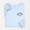 Embroidered Football Gameday - Womens Lightweight Garment Dyed Sweatshirt - 2 of 3