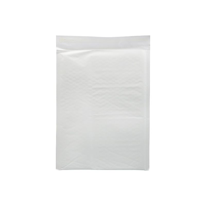 JAM Paper Bubble Lite Padded Mailers Size 5 10 1/2 x 14 1/2 White Kraft 194505I, 3 of 6
