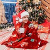 Lomsoe Christmas Throw Blankets Xmas Flannel Throw Plush Holiday Flannel Red Cat Warm Soft Blankets and Throws for Xmas Gift. - 2 of 4