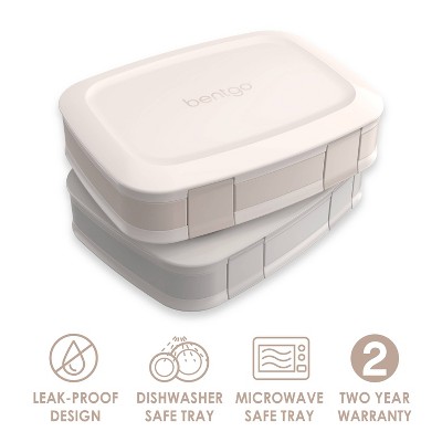 Bentgo Fresh Leakproof Bento Lunch Box 2pk - Dune & Moondust: BPA-Free Containers
