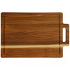 MegaChef 16.5 x 11 Inch Acacia Wood Rectangle Serving Board with Handle - 2 of 4