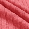 Womens Cardigan Sweater Knit Cropped Open Front Strip Rib Textured Cardigan with Curved Hem Trendy Sweater Cardigan Knit Shrugs - 4 of 4