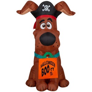 Gemmy Airblown Inflatable Scoob w/Halloween Boo ty Bag WB (WM), 4.5 ft Tall, Multi - 1 of 4