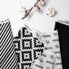 Bacati - Love Aztec Print Black 4 pc Toddler Bedding Set - 2 of 4