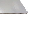 O'Creme Silver Scalloped Square Cake Board, 9-7/8" x 3/32" Thick, Pack of 5 - 3 of 3