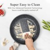 BRINJOY 10-Piece Nonstick Cookware Set - Granite Coated Induction Cooktop Safe Kitchen Set, Red - 4 of 4