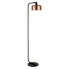 Hudson and Canal 57" Tall Floor Lamp with Metal Shade - 2 of 4