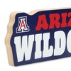 NCAA Arizona Wildcats Chunky Block Wood Wall Art - 4 of 4