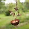 Melrose Bird Branch Rain Chain 70"L - 2 of 4