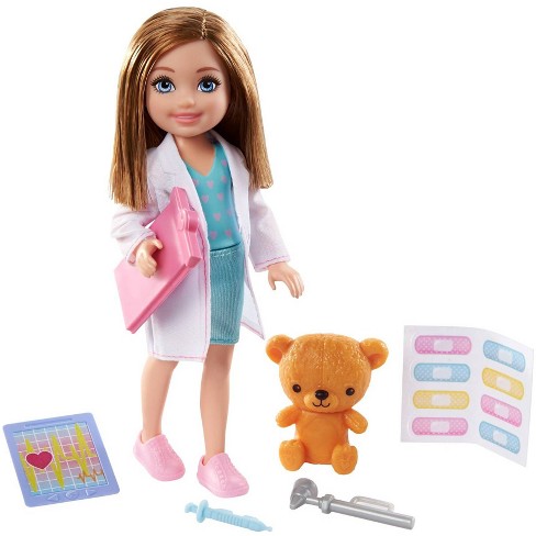 tetraëder Verraad gitaar Barbie Chelsea Can Be Doctor Doll Playset : Target