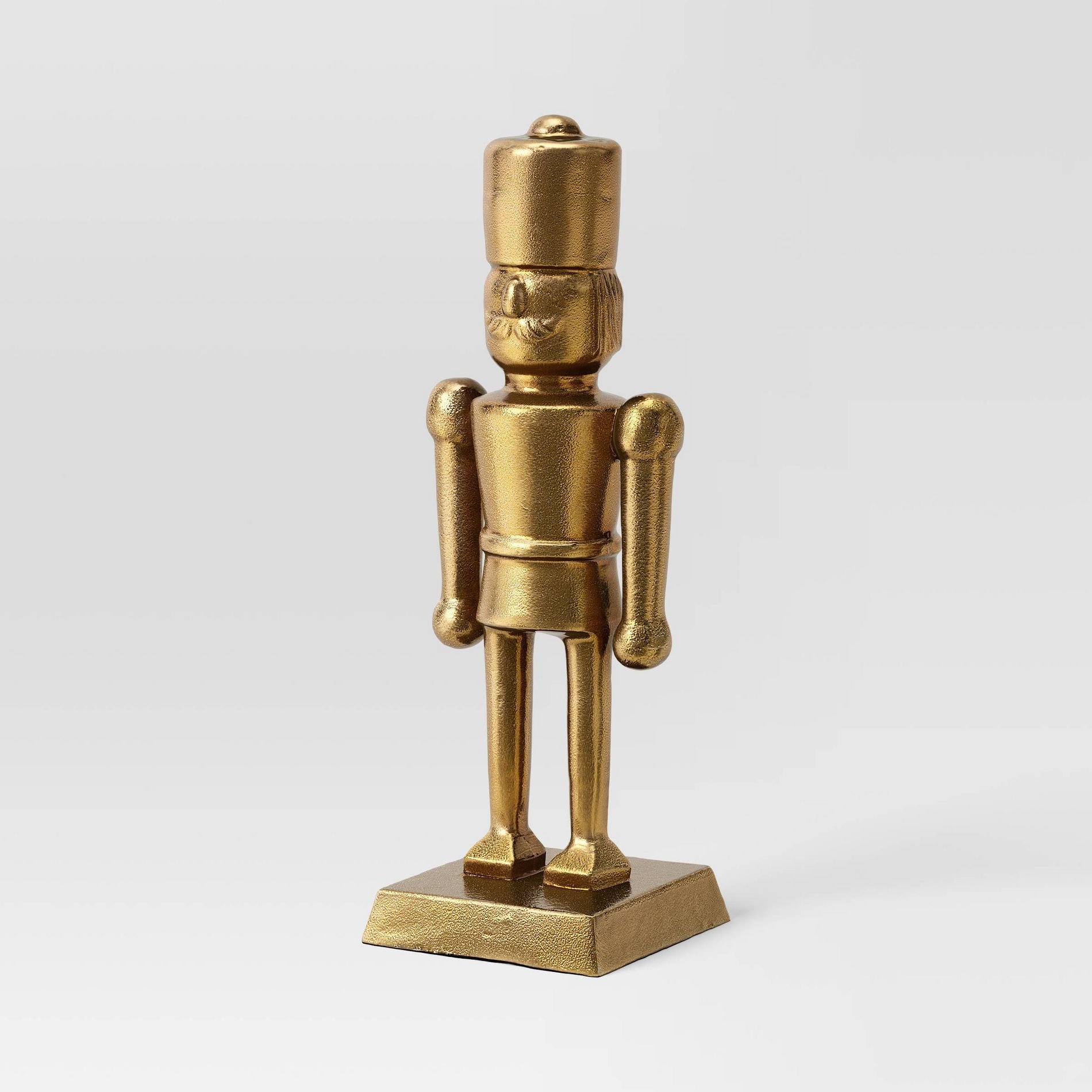 Small Gold Metal Nutcracker Christmas - Threshold™