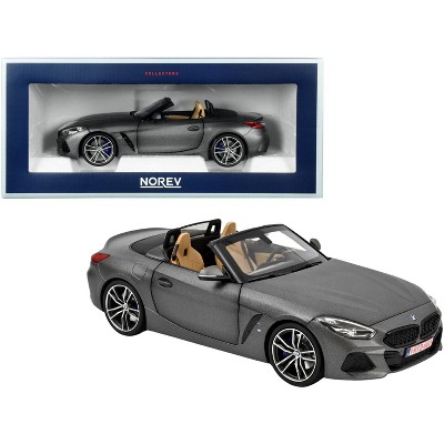 2018 BMW Z4 Convertible Matt Dark Gray Metallic 1/18 Diecast Model Car by Norev