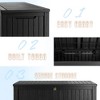 Chic Crate-Emperic Design 61'' W 180 Gallons Water Resistant Resin Lockable Deck Box - 2 of 4
