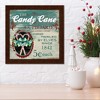 Courtside Market The Candy Cane 8x8 Framed Art Board - 2 of 2