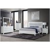 NicBex 5 Drawer Dresser for Bedroom,Modern Chest of Drawers with Acrylic Handles for Living Room,Entryway,White - 4 of 4