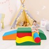 Costway 7 PCS Lightweight Foam Corner Climber Toddlers Colorful Climbing Toys with EPE Foam - 2 of 4