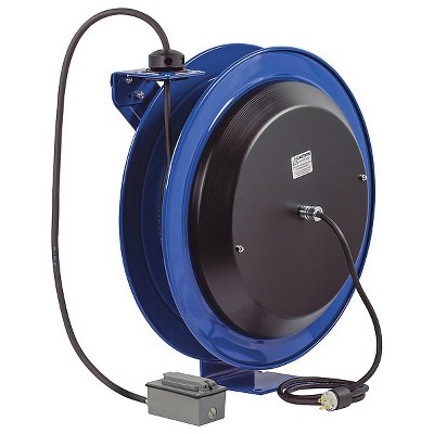 Coxreels  Cord Reel,100ft,12 AWG,GFCI,120VAC PC24-0012-F