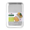 Nordic Ware Naturals 2pc Aluminum Eighth Sheet Set Silver: Small Baking & Cookie Sheets, Hand Wash, Oven-Safe Bakeware - 3 of 4