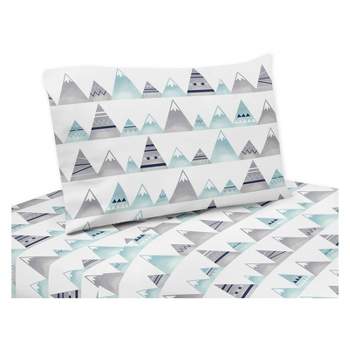 3pc Mountains Twin Kids' Sheet Set - Sweet Jojo Designs