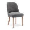 WestinTrends Genevieve Mid-Century Modern Upholstered Boucle Dining Chair (Set of 6) - 4 of 4