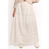 Petal and Pup Darlia Tiered Maxi Skirt - White S - 4 of 4