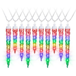 Gemmy LightShow ShootingStar 10-Count LED Multicolor Icicle Light String - 1 of 4