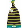 Pavilion Gift Company - Light Green and Navy Stripe - 0-12 Month Baby Hat - Hats - 2 of 3