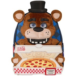 Loungefly Five Nights at Freddys Blue Mini Backpack with a Pizza Pocket - 1 of 4