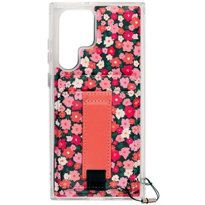 Walli Cases Daisy Delight Magnetic Case with Wallet and Finger Strap