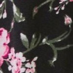 black floral