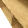 NicBex Home Office Desk L-Shape Morden Computer Desk with 6 Open Storage Shelves, Glass Desktop and Metal Legs for Study and Work - 4 of 4